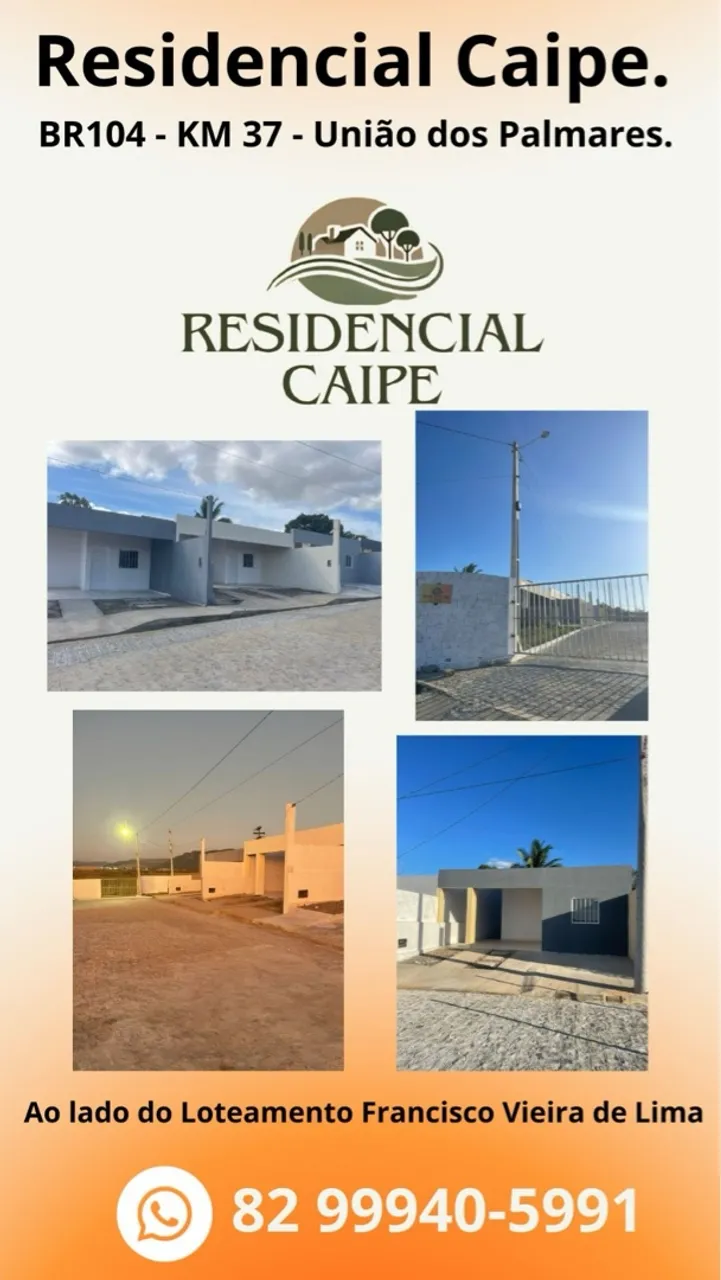 Casas nova em união dos Palmares