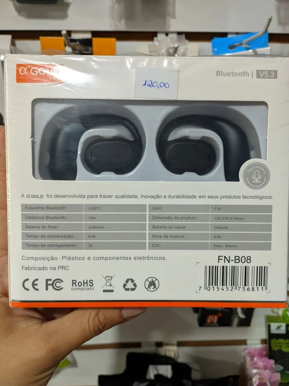 Fone de Ouvido Bluetooth Sem Fio  - Foto 2