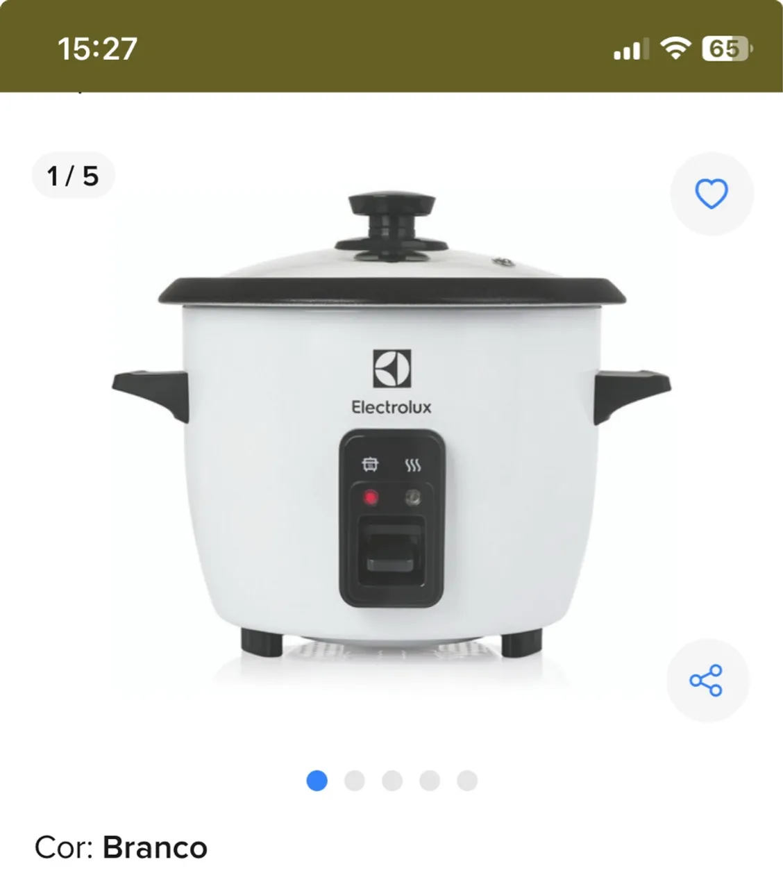 Panela Elétrica de Arroz Electrolux 110v