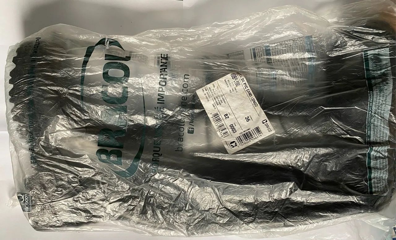 Bota de chuva pvc cano longo da Bracol