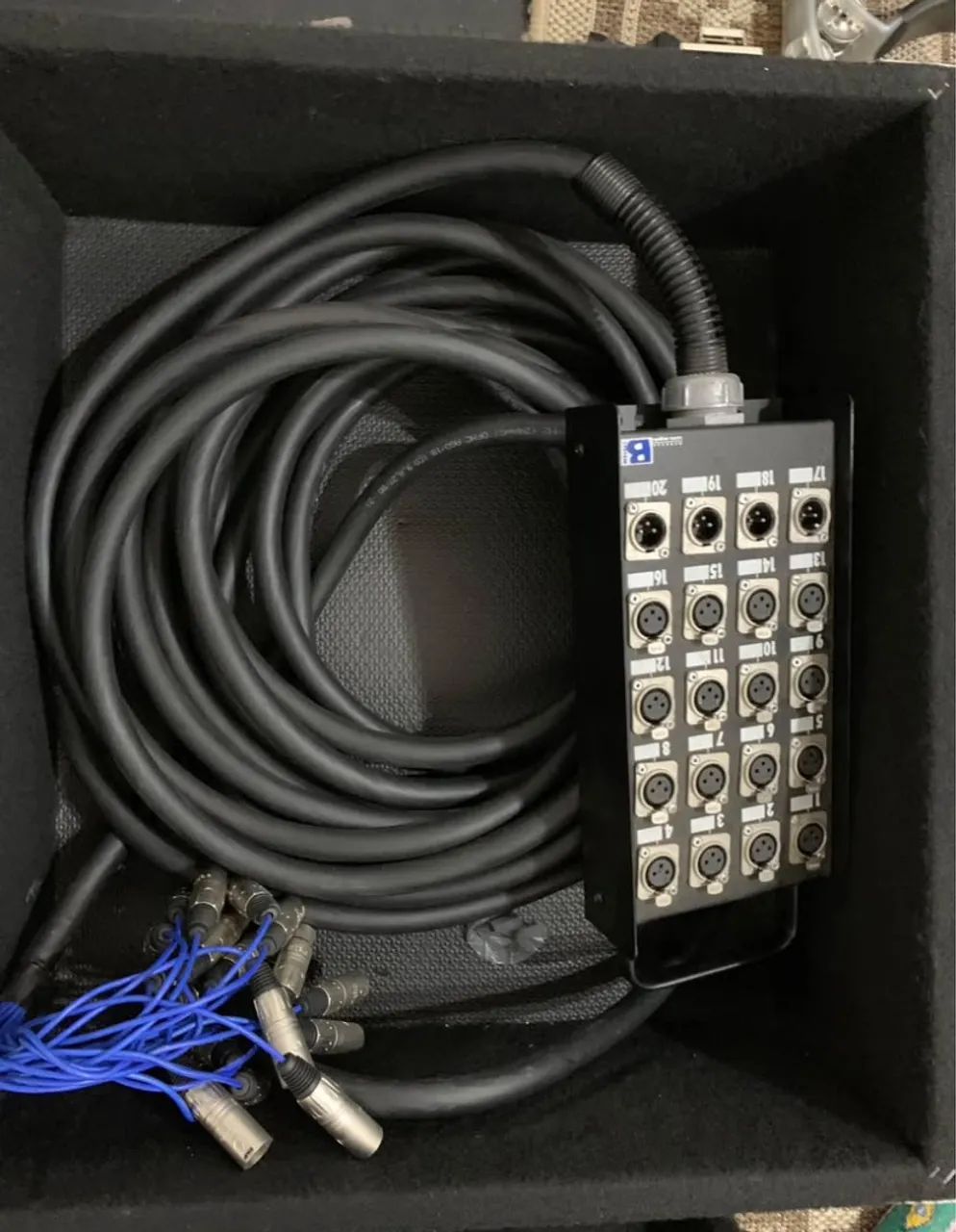 Multicabo de áudio 16 vias