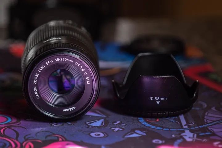 Lente Canon Ef-s 55-250mm F/4-5.6 Is Stm + Acessórios (Usado) - Foto 3