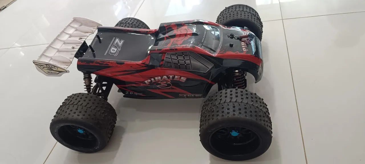 Automodelo elétrico, 1/8 carro com controle remoto profissional elétrico  - Foto 4