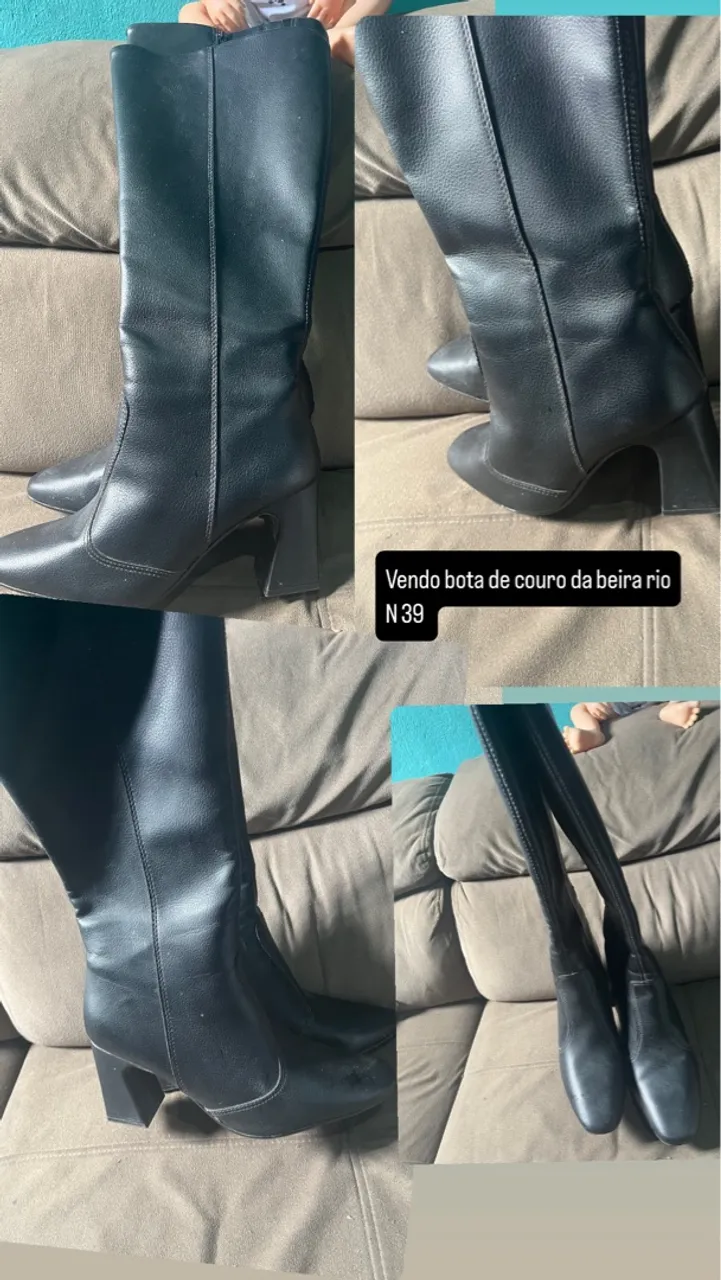 Bota de Couro Beira Rio N 39