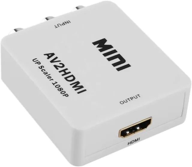 Conversor Mini De Hdmi Para Av ( Rca ) Vídeo 1080p Com Audio -AV2HDMI- Loja Coimbra  - Foto 4