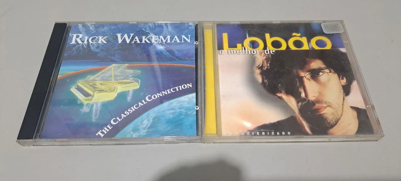 CDs Rick Wakeman e Lobão 100,00 cada.