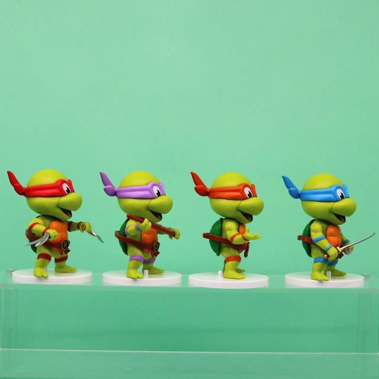 Coleção de Bonecos Tartaruga Ninja Articulado 5pcs - Foto 5