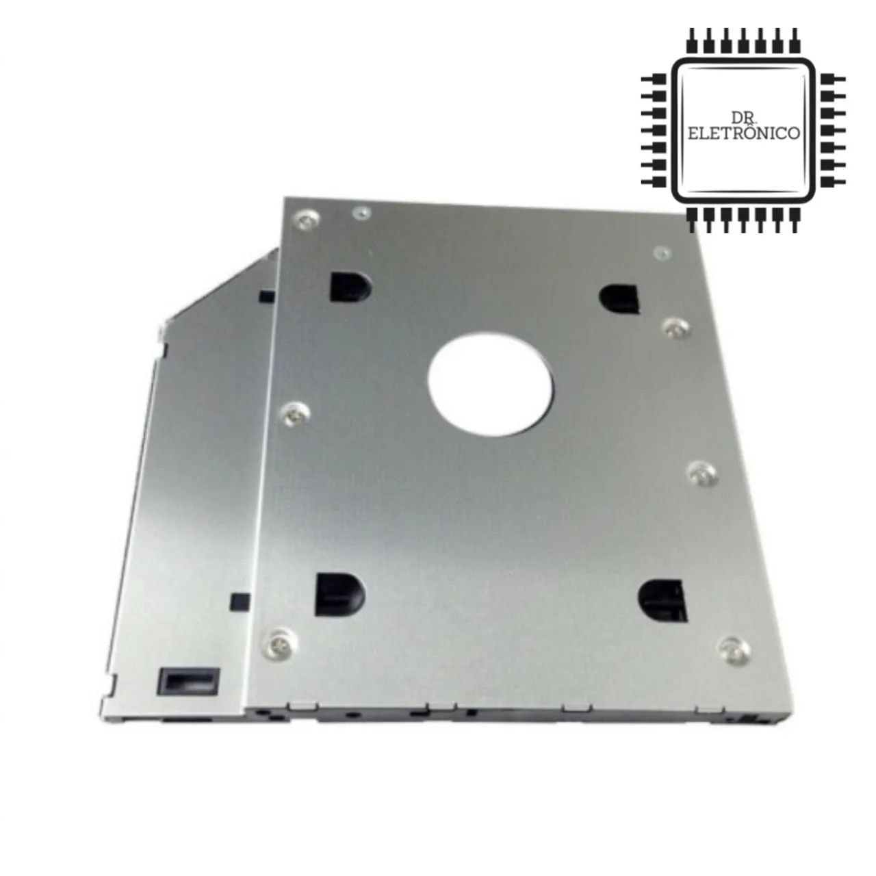 Adaptador Caddy Dvd Para Segundo HD Ou Ssd 2.5 Sata 12.7mm - Foto 4