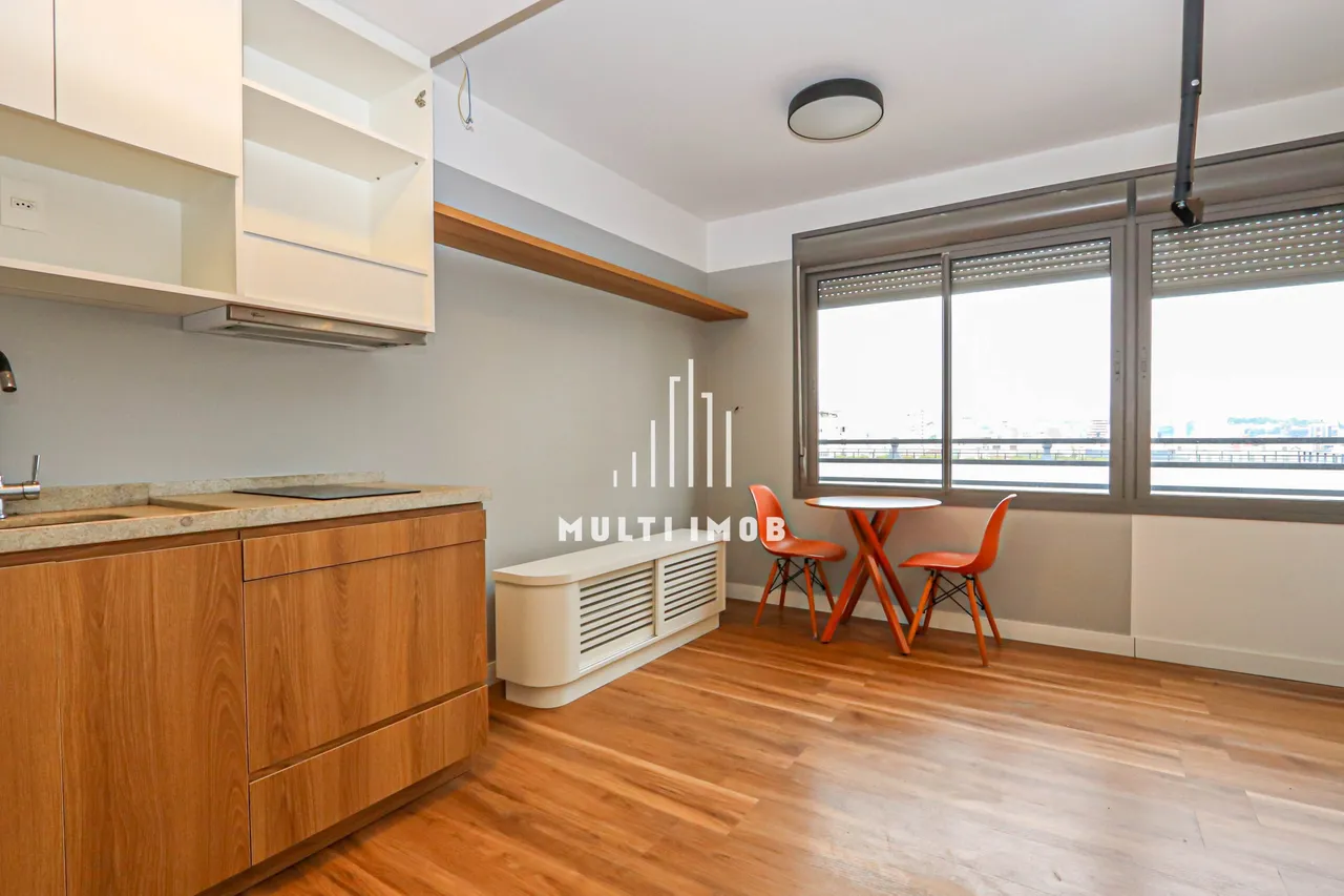 Loft semi mobiliado para locação na Cidade Baixa