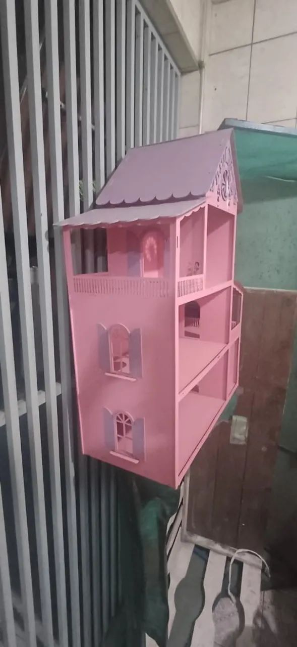Casa de bonecas rosa - Foto 2