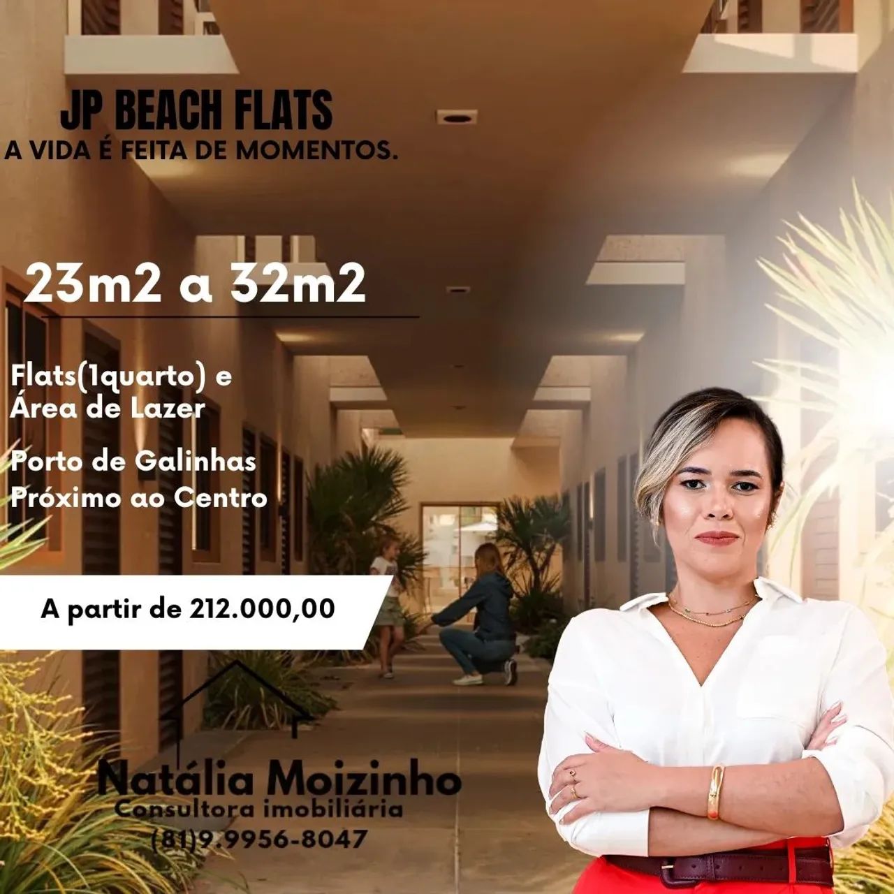 PORTO DE GALINHAS/INVESTIMENTO/FLATS/CENTRO