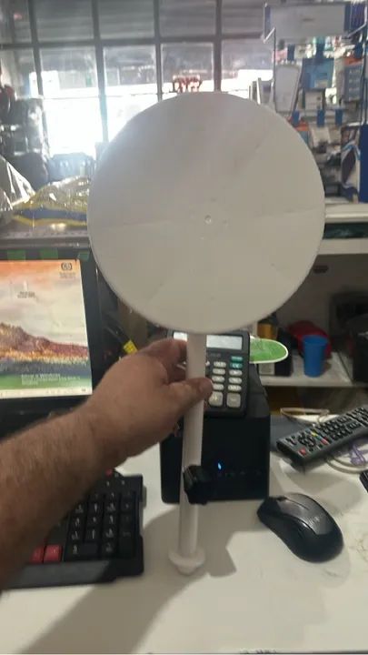 Chuveiro redondo com registro grande 64640214679298123