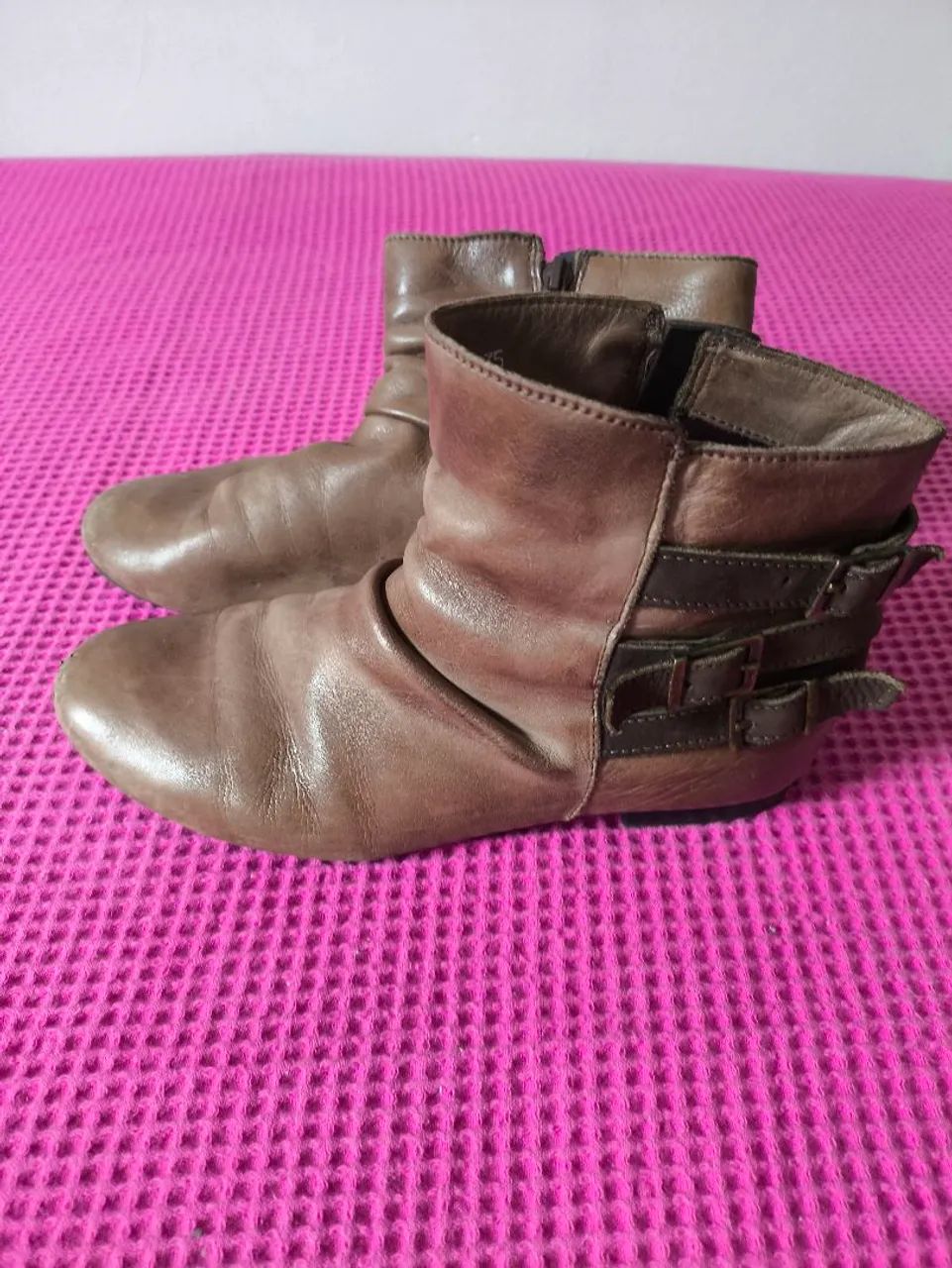 Bota constance couro legítimo  - Foto 3