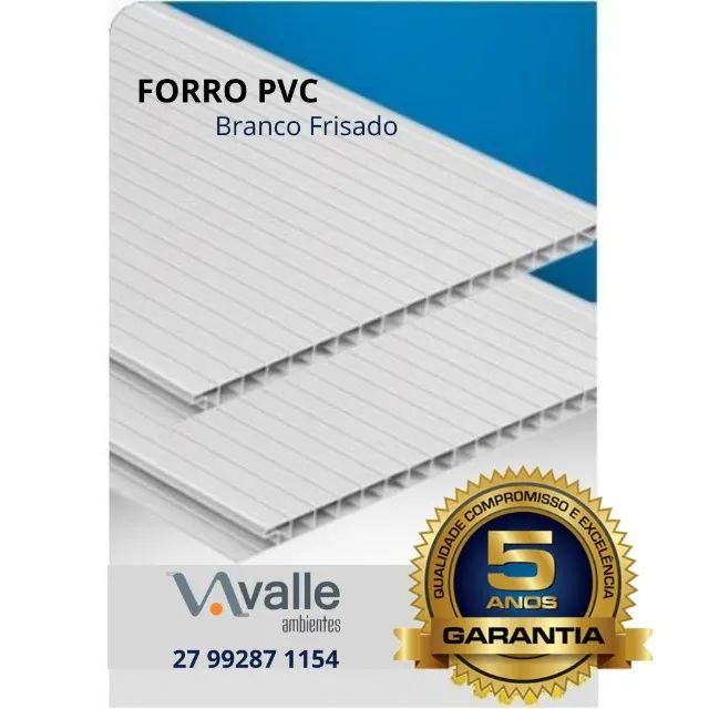 Forro PVC Branco ou Madeirado - Foto 2