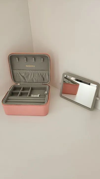 Caixa de Jóias Pandora Rosa - Foto 5