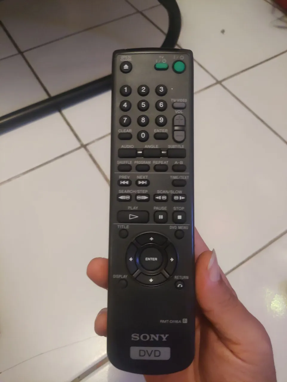 Controle Remoto Sony DVD RMT-D116A