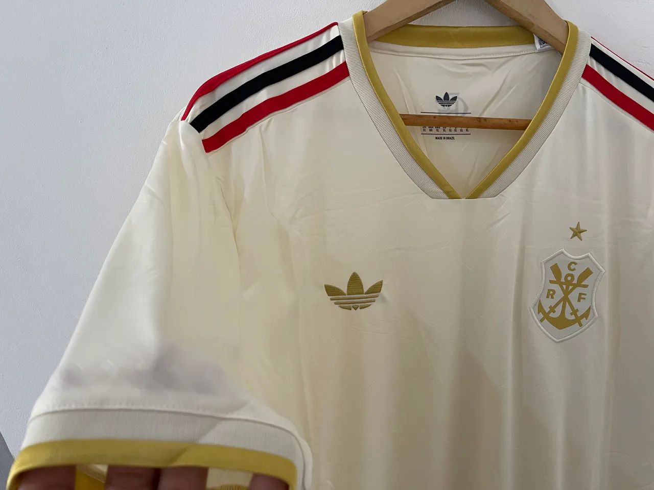 Camisa Flamengo bege segundo uniforme  - Foto 5