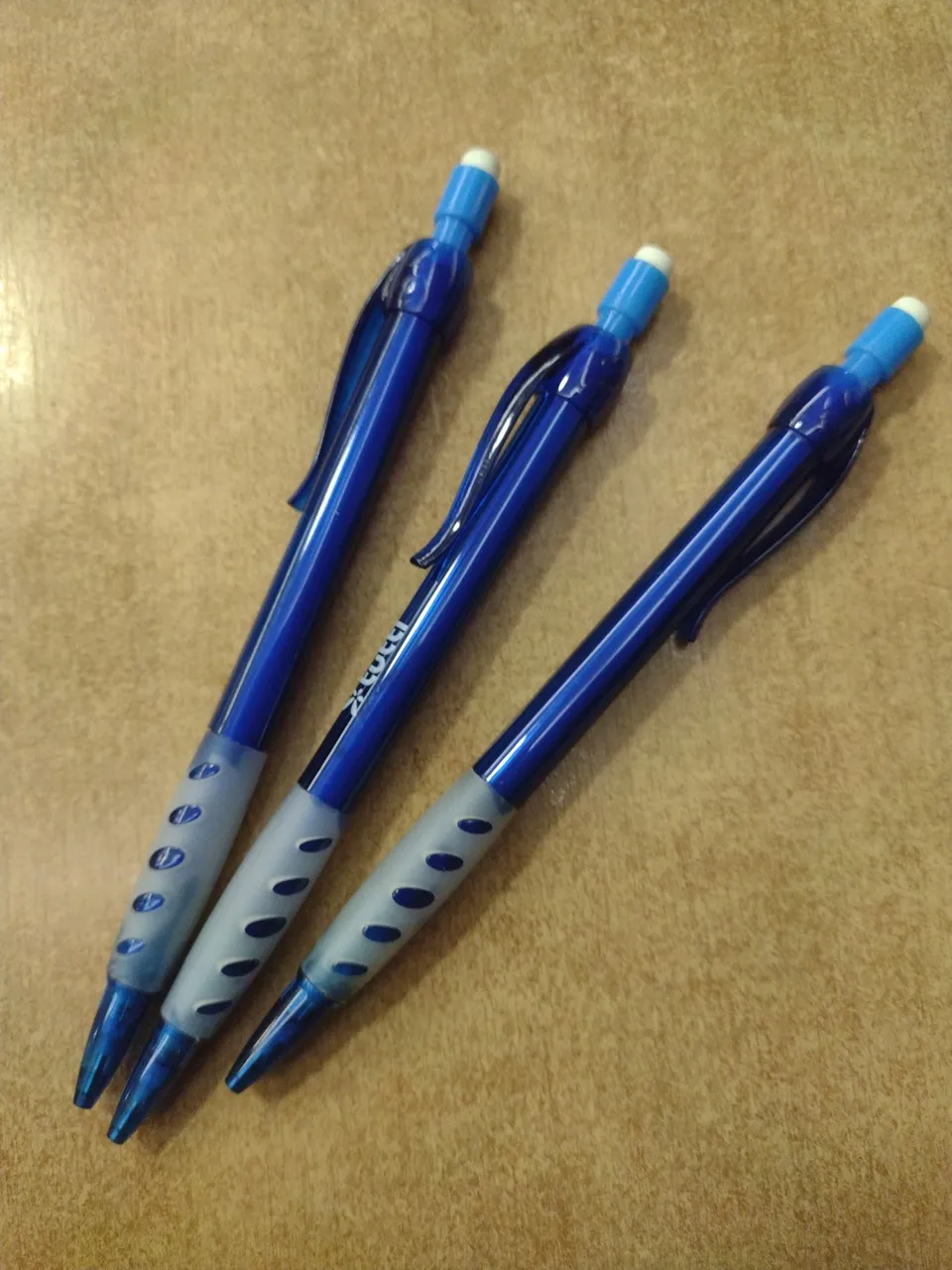 Kit com 3 Lapiseiras Azul Escuro