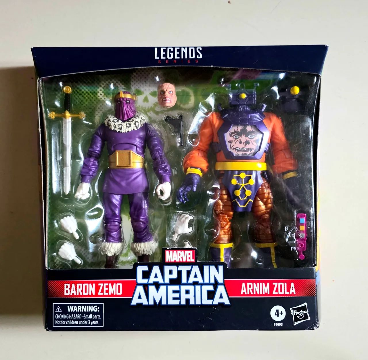 Marvel Legends Baron Zemo e Arnim Zola - Captain America