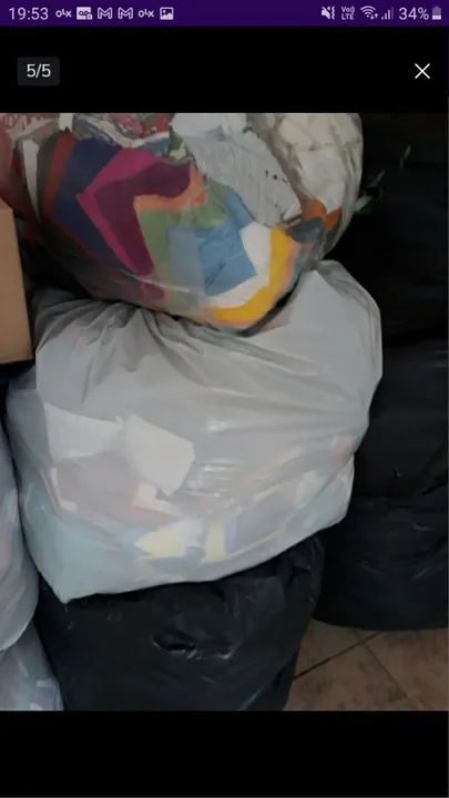 30kg de enchimento para saco de pancada 1,20m - Foto 3