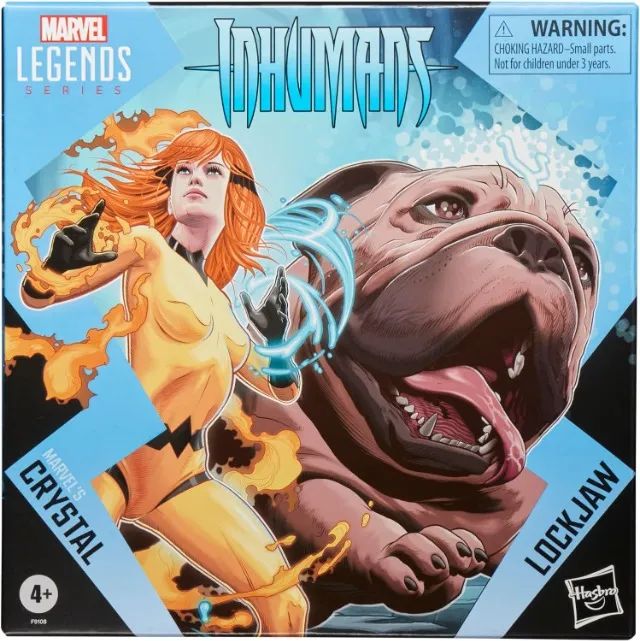 Crystal Lockjaw Dentinho Deluxe Marvel Legends - Lacrado