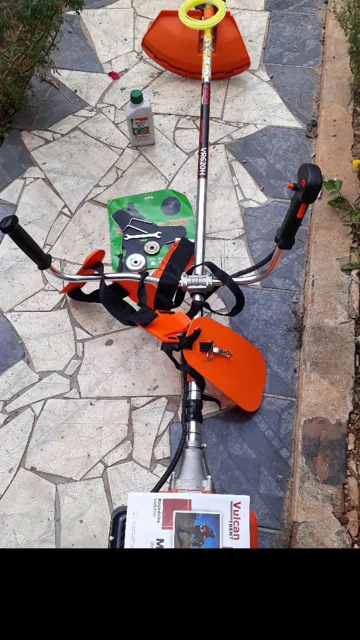 Roçadeira a gasolina Vulcan 620 cc nova com nota fiscal