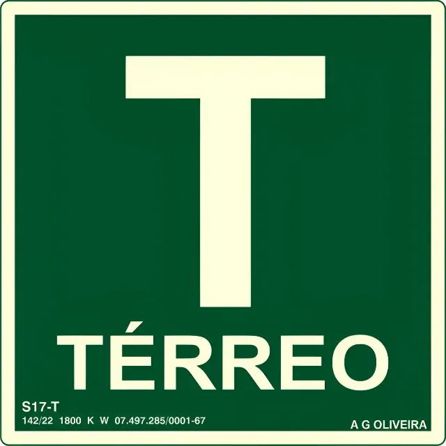 Placas de Sinalização de Andar Indicado - Segurança e Identificação - Foto 4