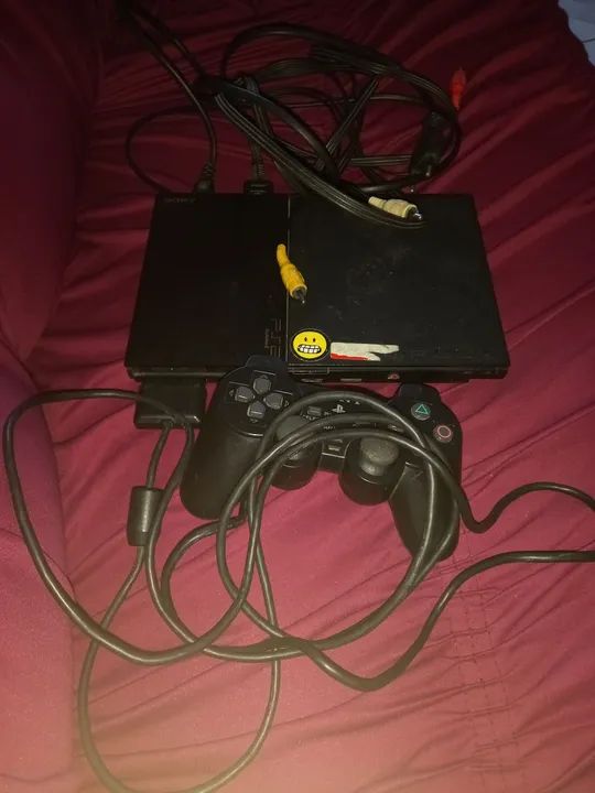 PlayStation 2 PS2 com jogos
