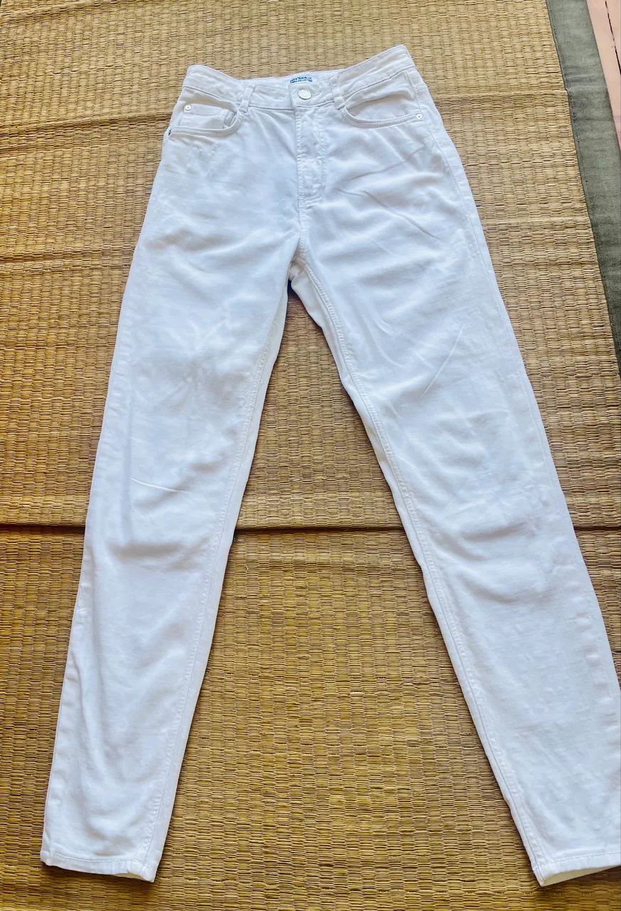 Calça branca zara 36