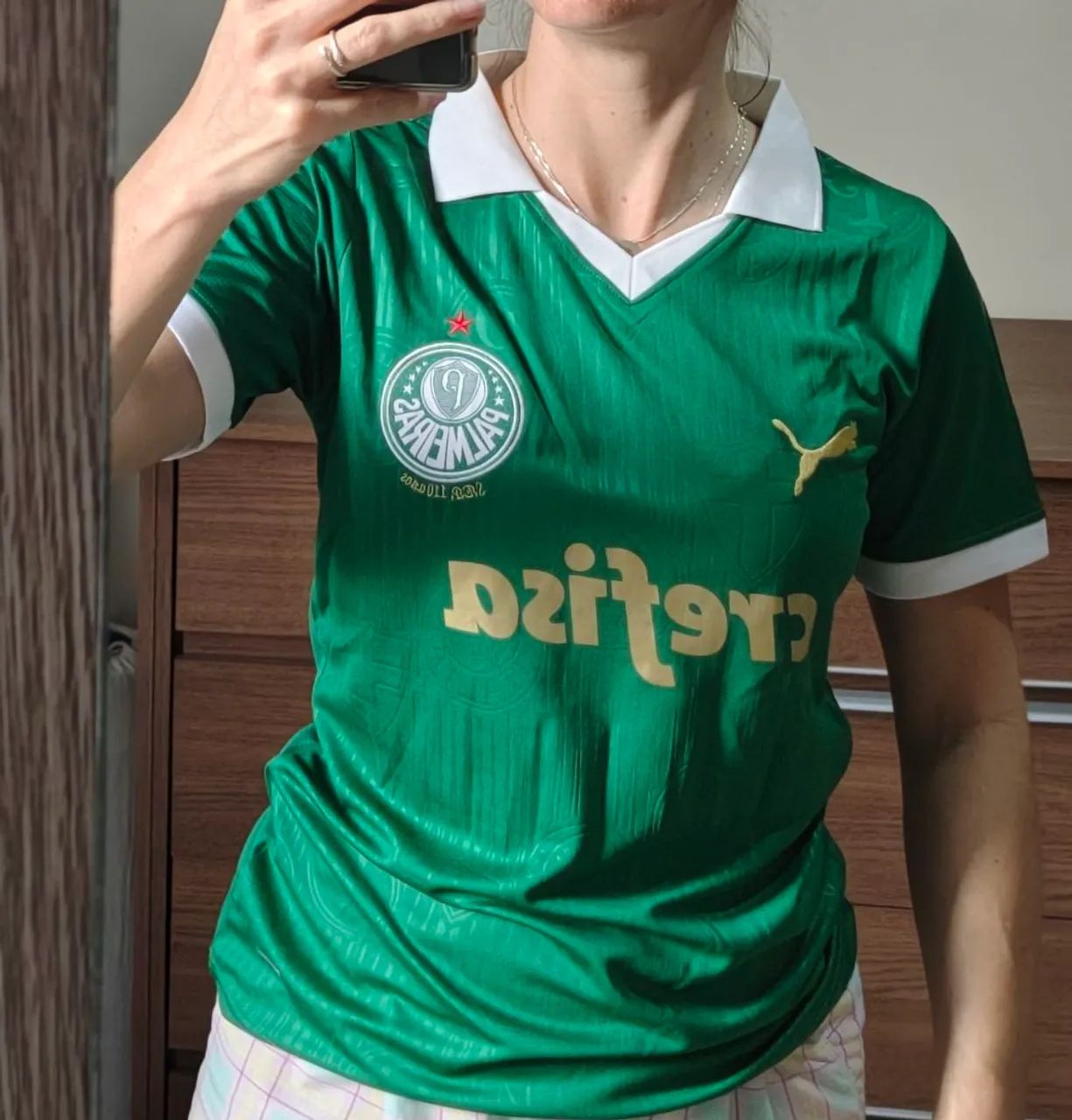 Camisa Feminina Palmeiras Puma - NOVA  - Foto 3