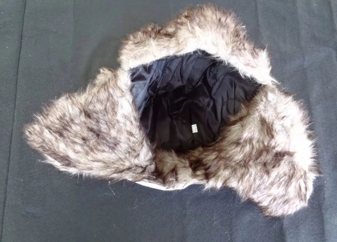 Chapka, gorro, Branco, Chapéu de inverno com presilha!  - Foto 3