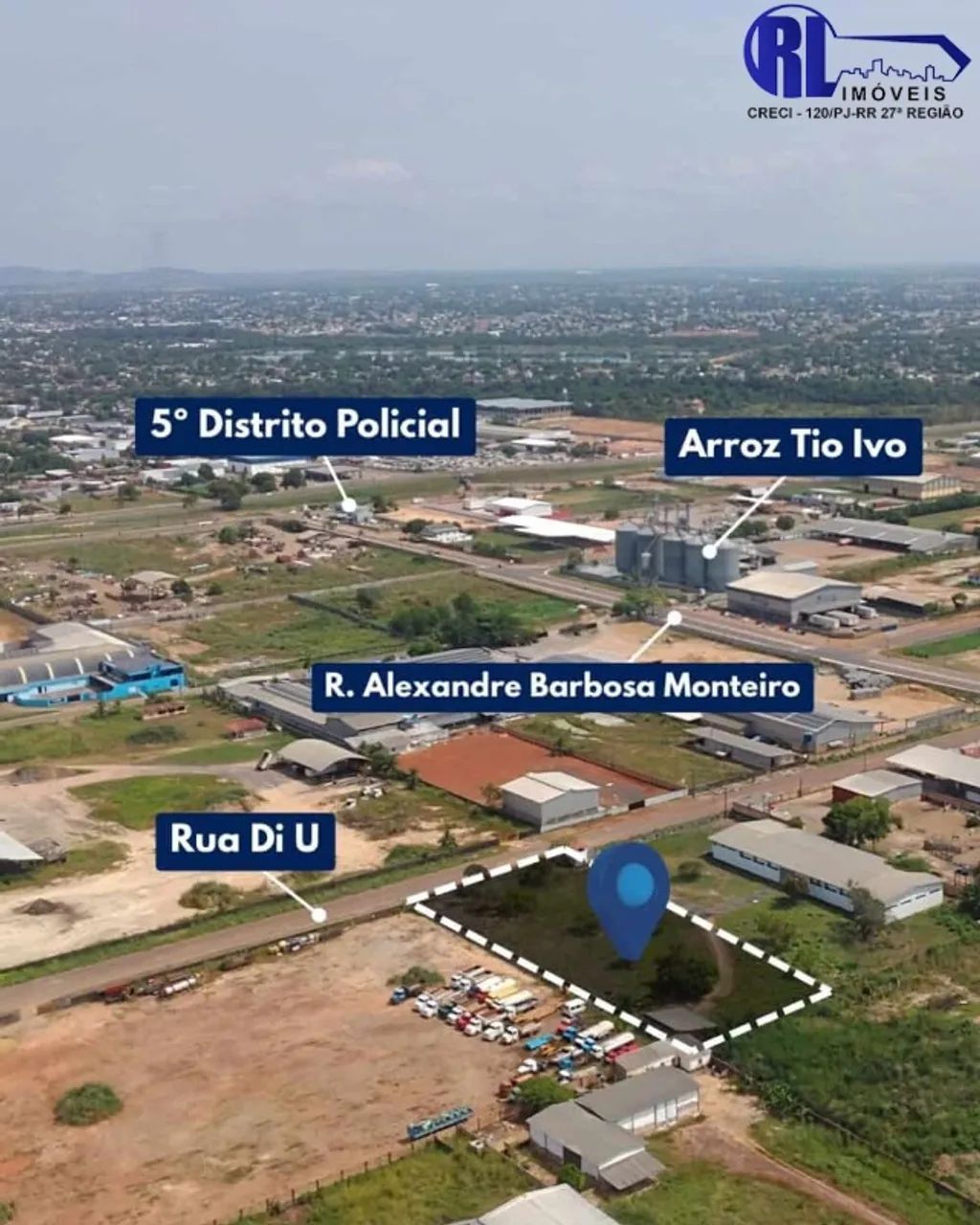 TERRENO À VENDA RUA : DI-U S/N, BAIRRO:DISTRITO 5.000,00m².