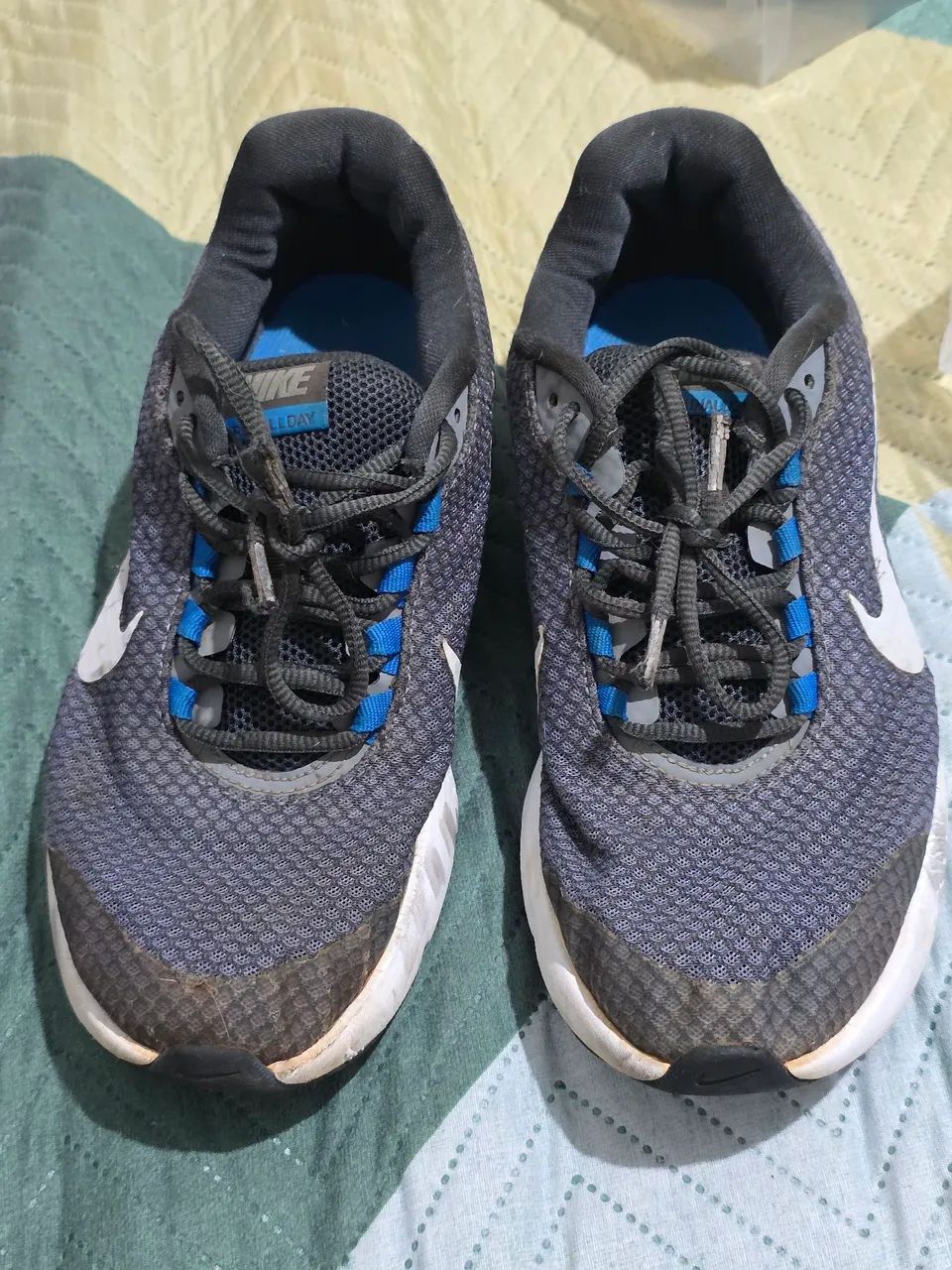 Tênis Nike cinza e azul - Tamanho 3940 - Foto 5