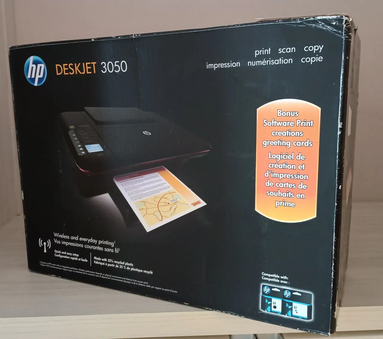Impressora Multi HP Deskjet 3050 - DEFEITO