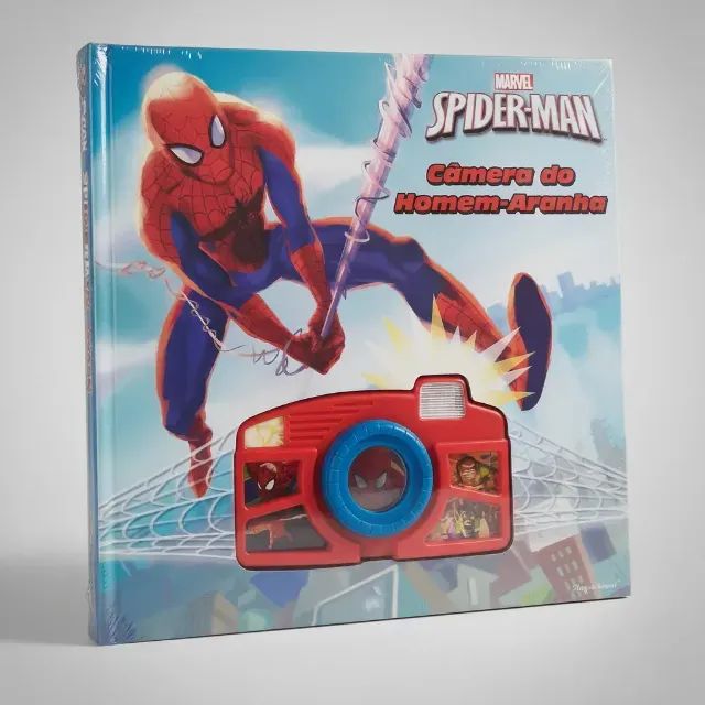 Spiderman: Camera Do Homem-aranha Da Marvel com livro da Editora Dc - Foto 3
