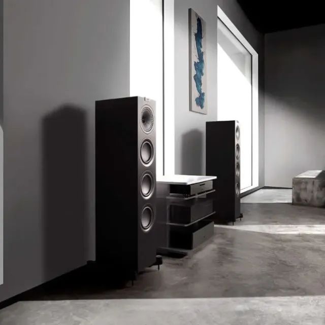 Par de Caixa de Som Torre KEF Q550 - HiFi para home theater - Foto 4