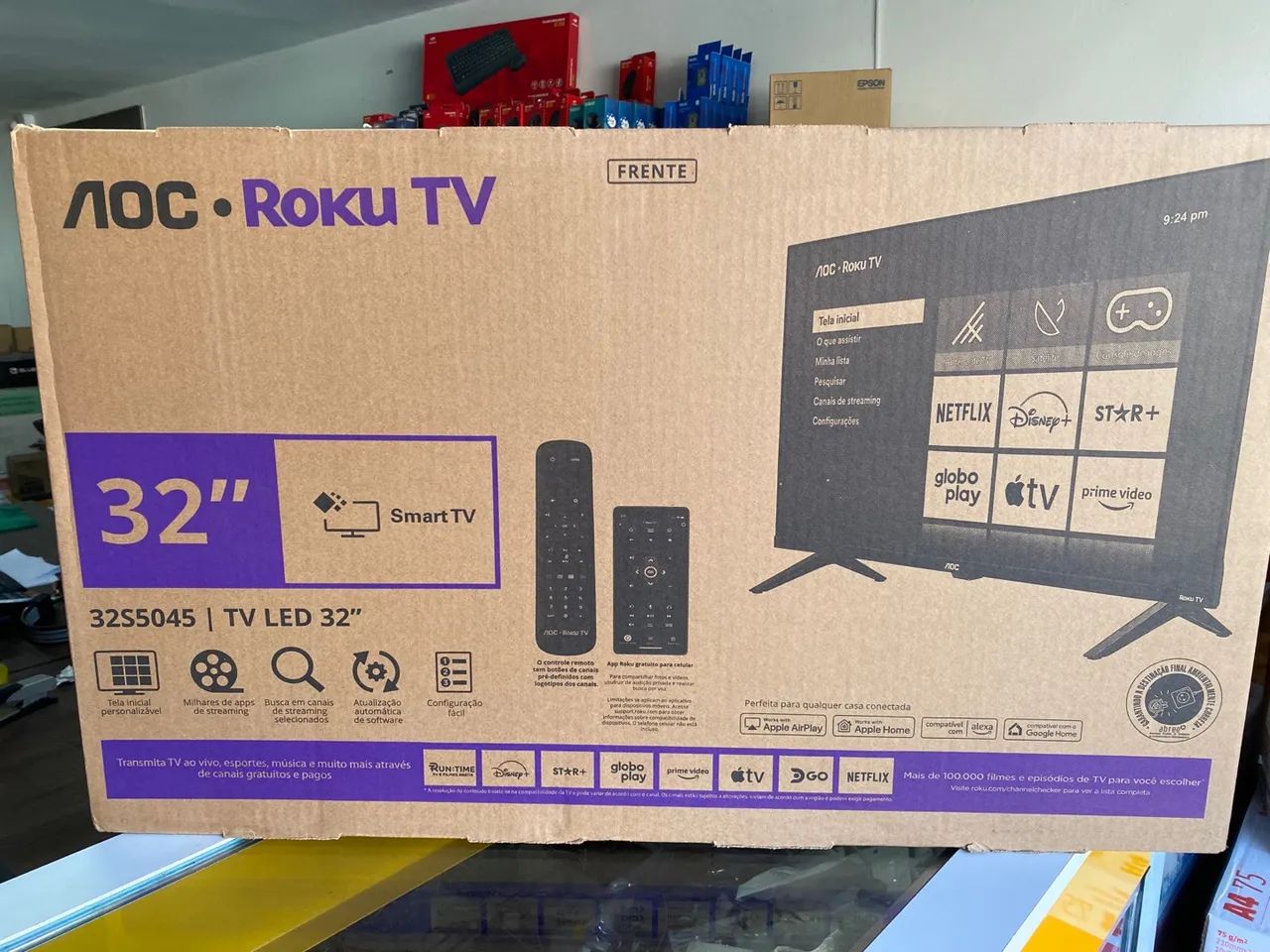 Smart TV AOC Roku 32 Polegadas