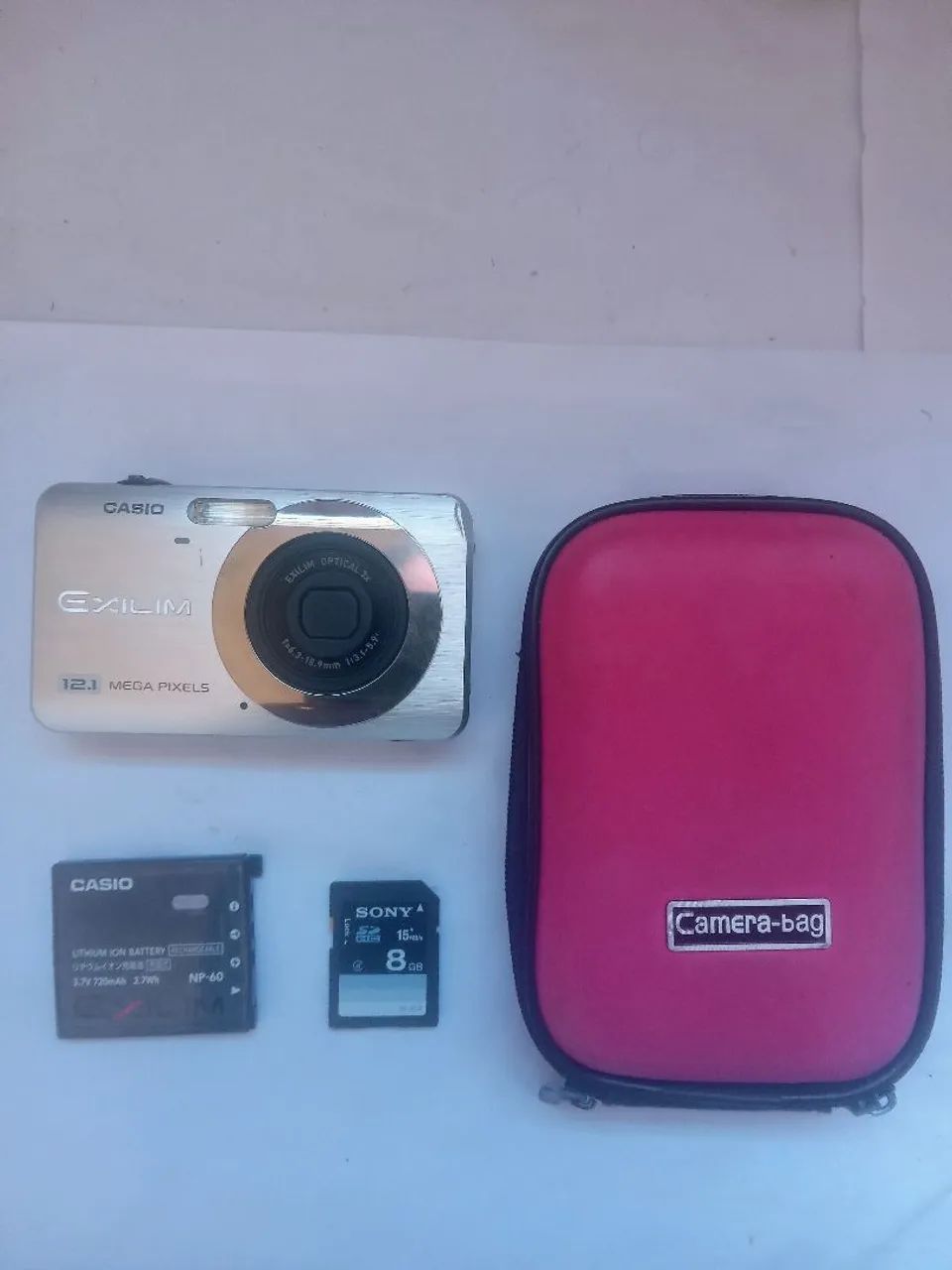 Câmera Digital Casio Exilim Ex-Z90 Com Acessórios