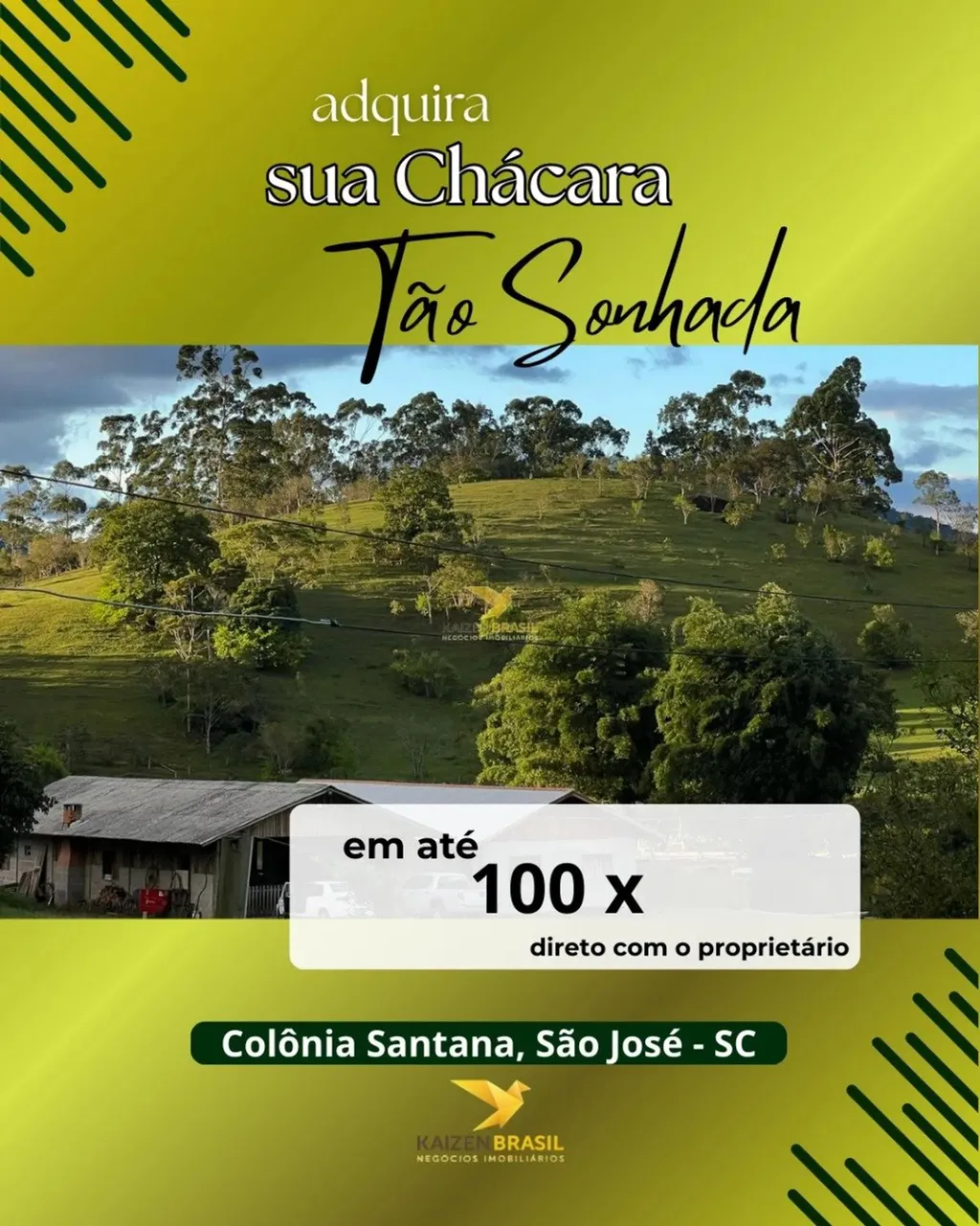 Chácara em Condomínio Recanto da Pedra - São José/SC