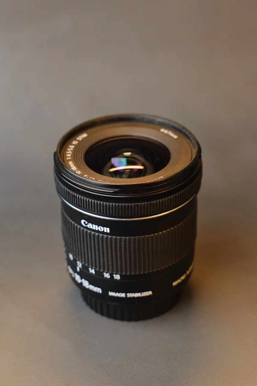 Lente Canon EFS 10-18mm STM Usada - Foto 5