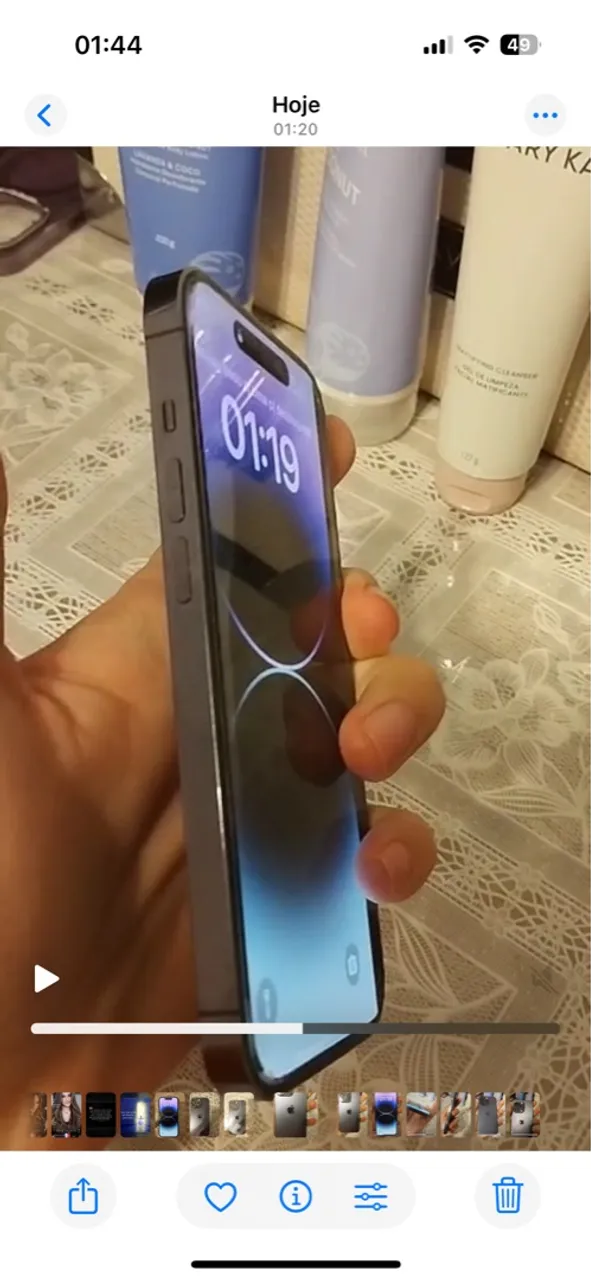 IPHONE 14 PRO ROXO 128 IMPECÁVEL!!! 3.499, ? AVALIO TROCAS ?.