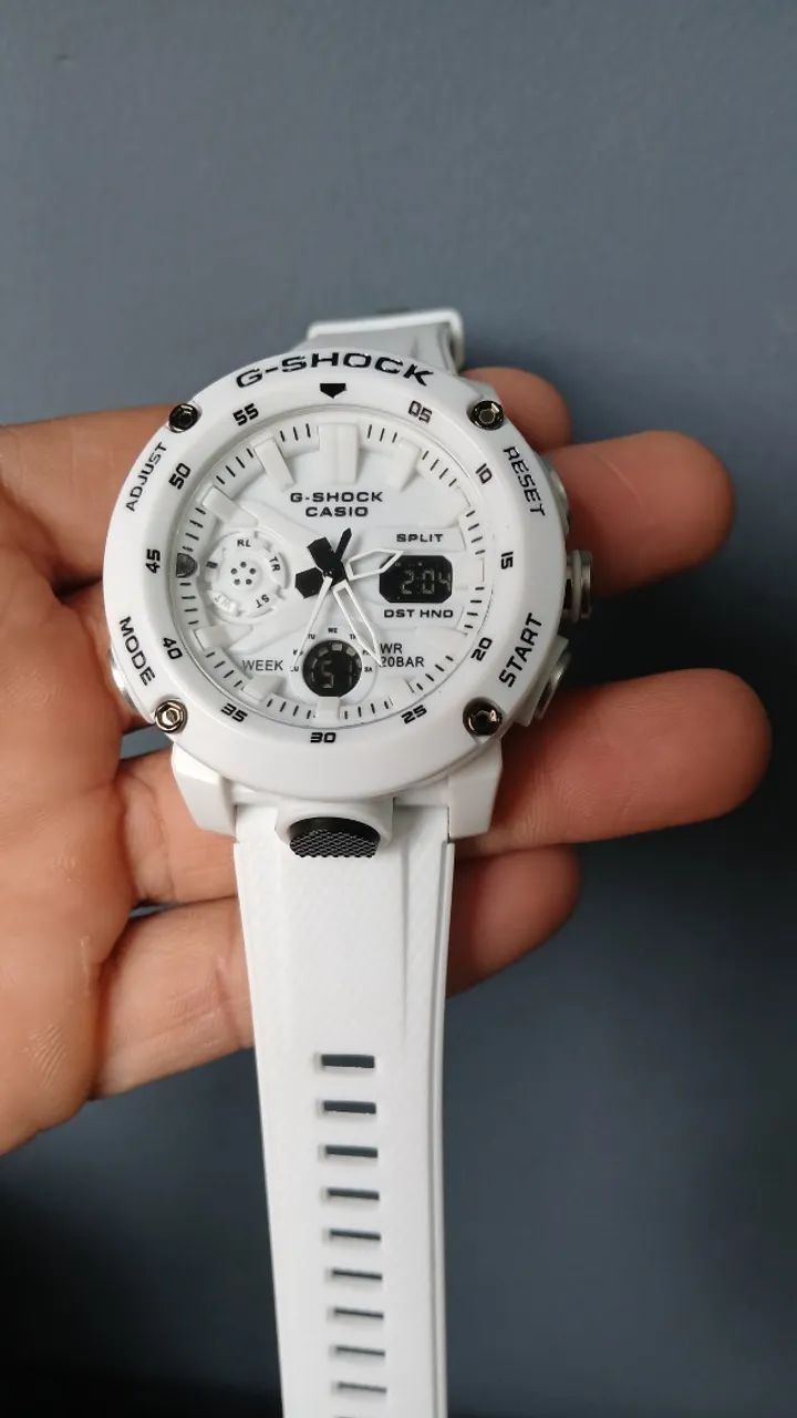 relógio g-shock ga-2000 branco masculino digital eletrônico Envio Hoje - Foto 3