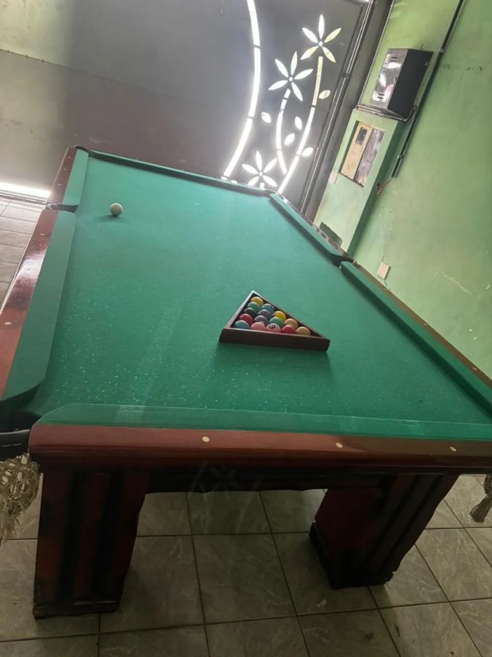 Mesa de bilhar zerada em ótimo estado  - Foto 6