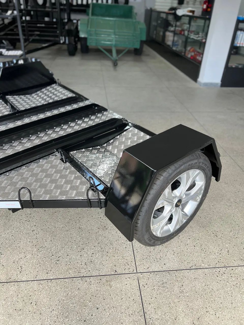 Carretinha completa c/ estepe e rodas aro 16  - Foto 3