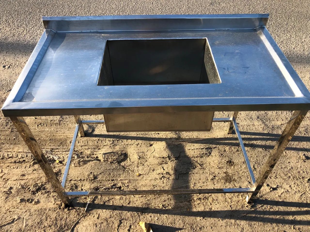 Pia de Inox com Base para Restaurante - Máquinas de Lavar e Secadoras ...