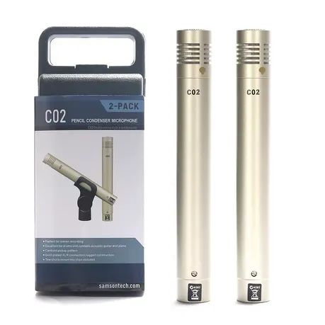 Microfone Samson Co2 Pack com 2x
