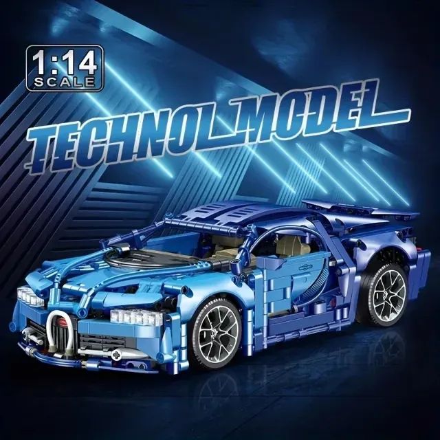 Tipo Lego Bugatti Chiron 1:14 1355 peças
