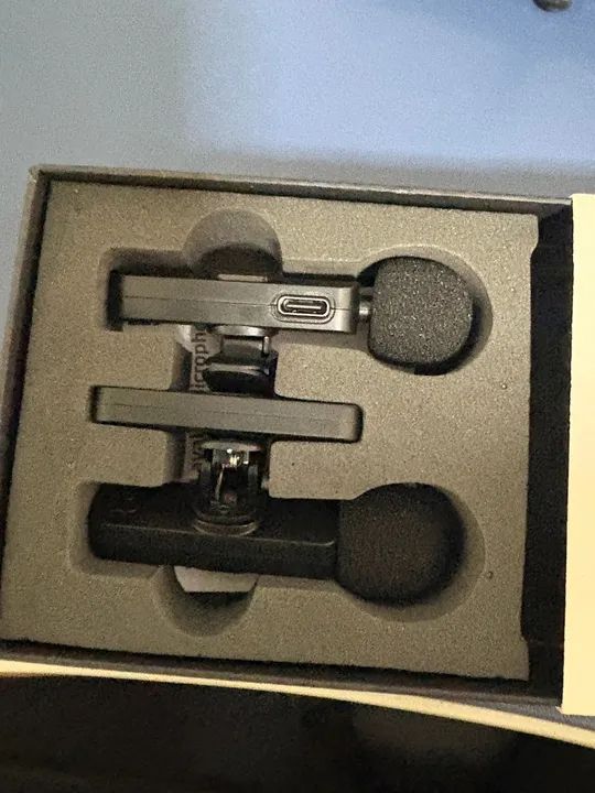 Microfone do Sem Fio KIMI-K9 para Live, Entrevista e Vlog - Foto 2