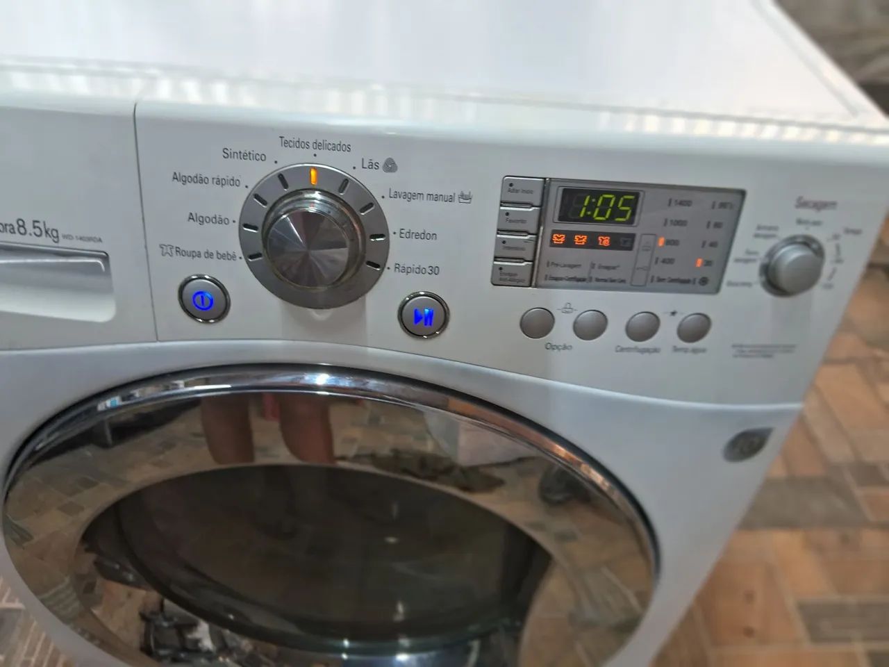 LAVA SECAR LG 8.5 KG 220.VOLTS 3.MÊS GARANTIA ENTREGA NO LOCAL  - Foto 2