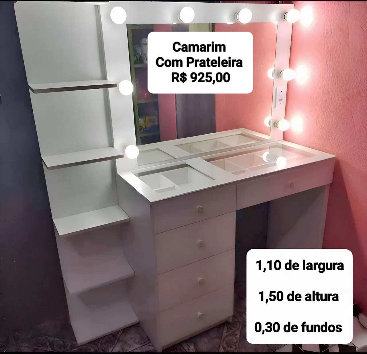 Penteadeira Camarim de Luxo com Preço de Fábrica  - Foto 4